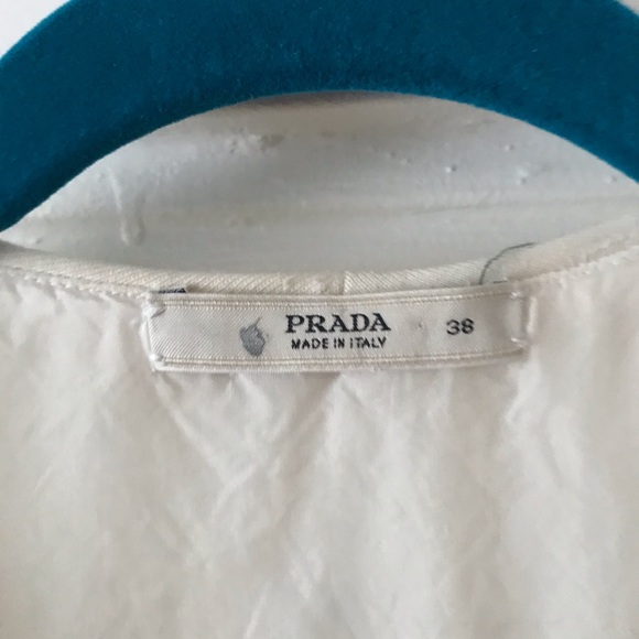 PRADA white beaded mini dress - Picture 6 of 6